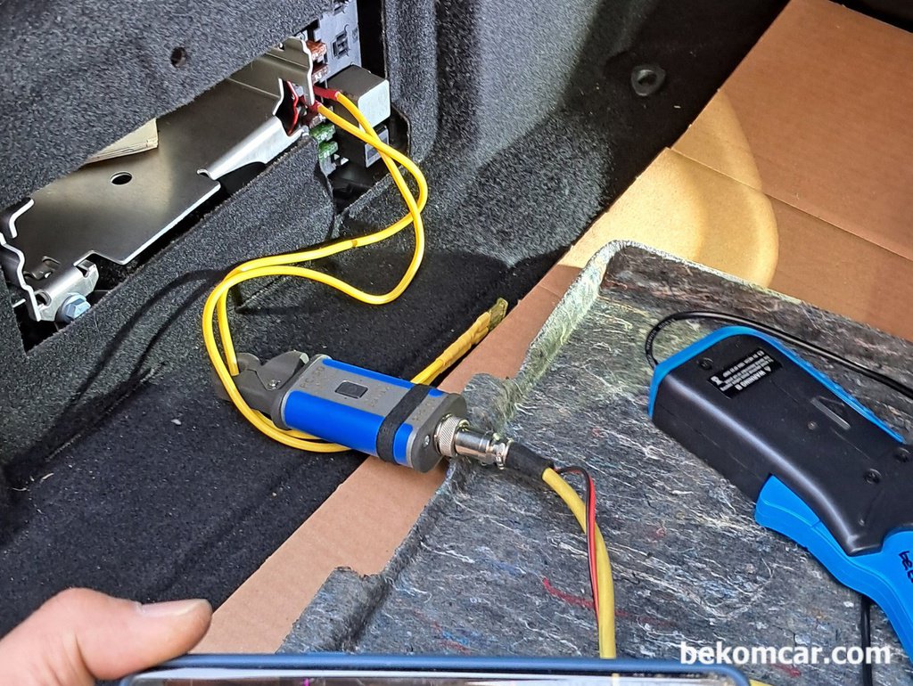 정상 vs. 고장난 연료펌프 파형비교, 벤츠 E200K 시동꺼짐 진단 정비 사례|bekomcar.com