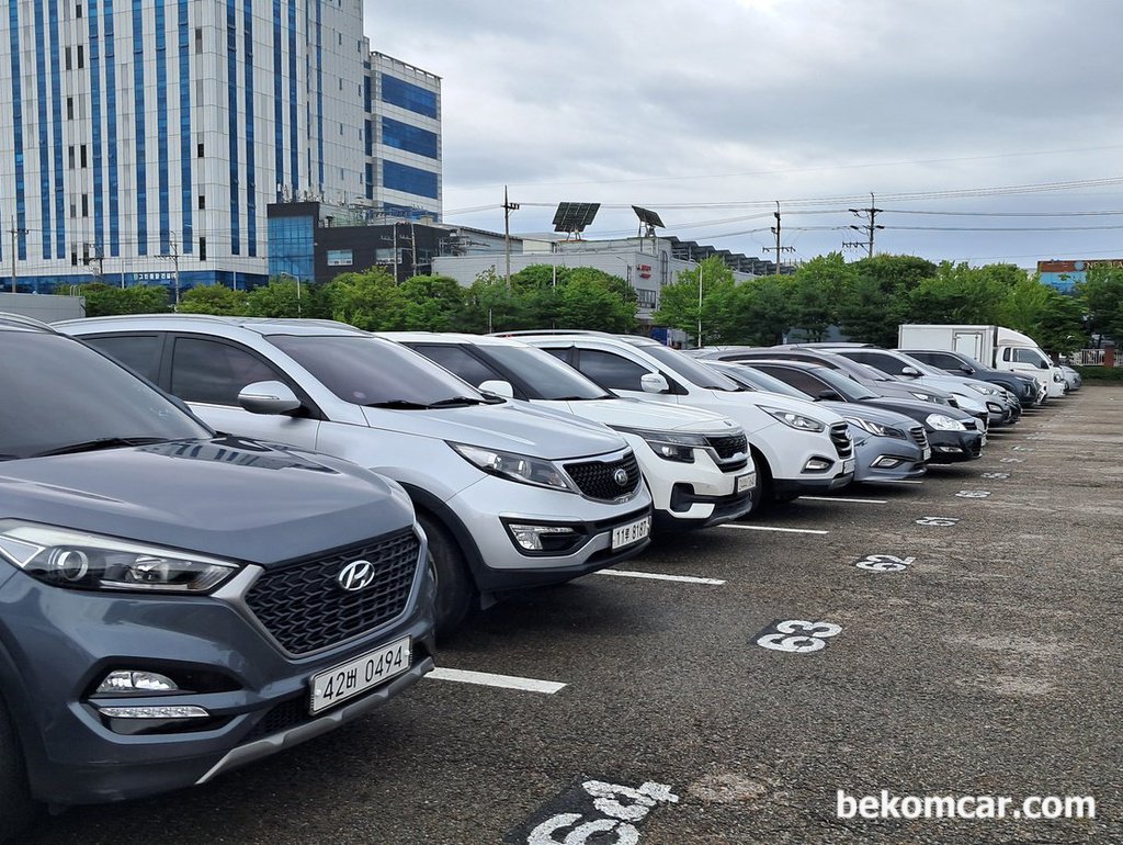 시화 현대글로비스 중고자동차 경매장 방문기록이다|bekomcar.com