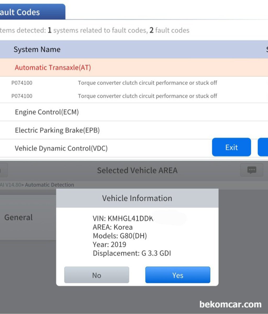 2019년 현대자동차 G80 3.3GDI 미션 고장코드P0741 떠서 비용이 3백만원 이라서 걱정입니다.|bekomcar.com