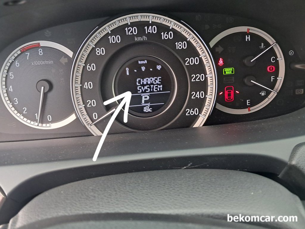 혼다 어코드 'Check Charging System' P16E3 & B1192 고장코드 전압강하 및 기본점검 기록|بيكومكار  (bekomcar)