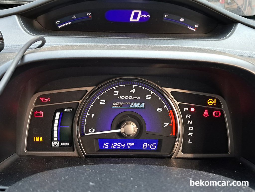 혼다 시빅 하이브리드 P1570 고장코드 진단기록|贝科姆汽车 (bekomcar)