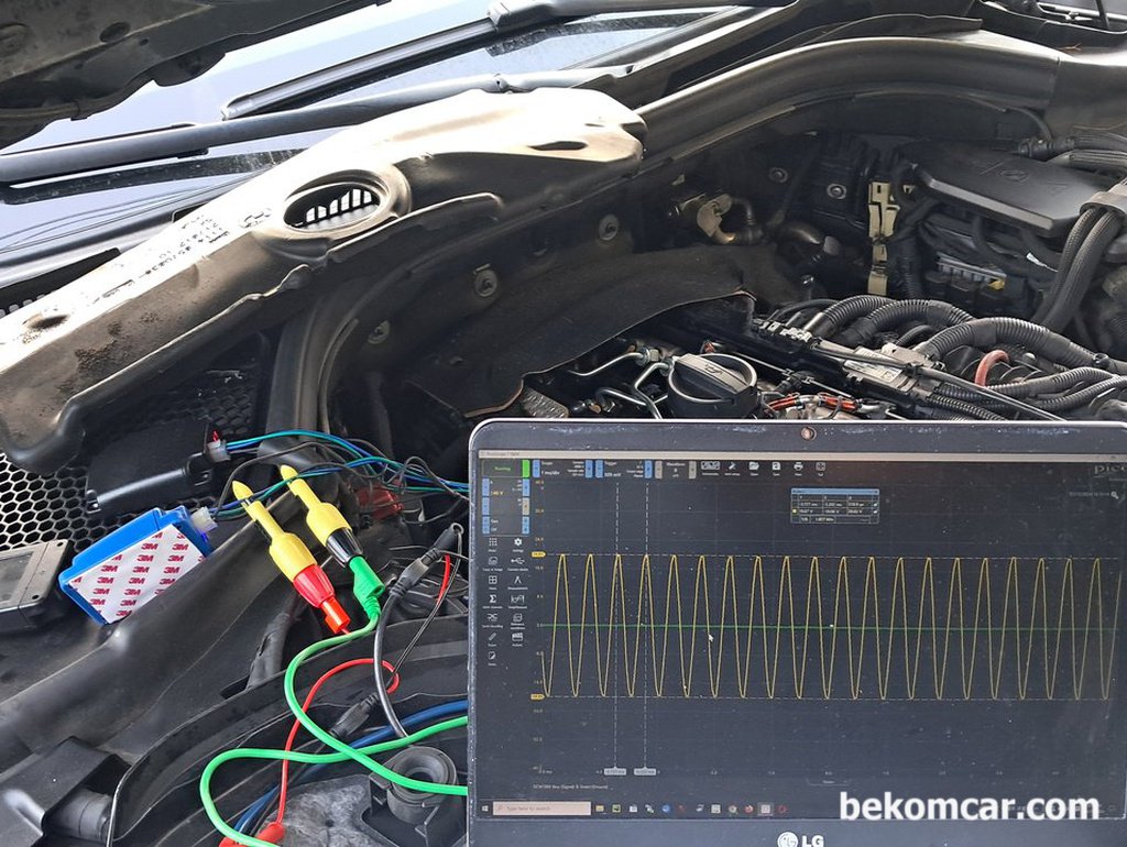 BMW GT6 2011년 DCM 매연점감 및 연비향상 장치 파형측정 기록|贝科姆汽车 (bekomcar)