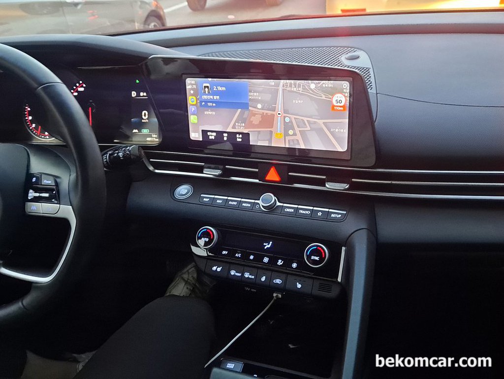 현대자동차 신형 아반때 인테리어 멋있어요|بيكومكار  (bekomcar)