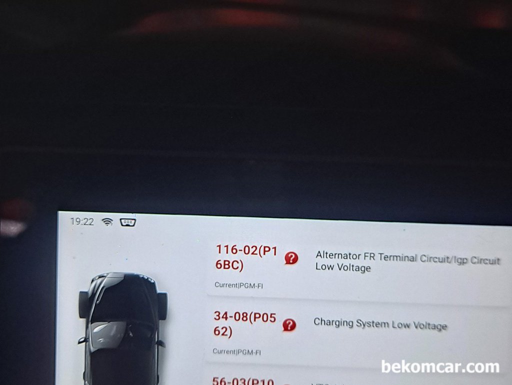 혼다 CRV 2세대 진단기 고장코드 P1009 등|بيكومكار  (bekomcar)