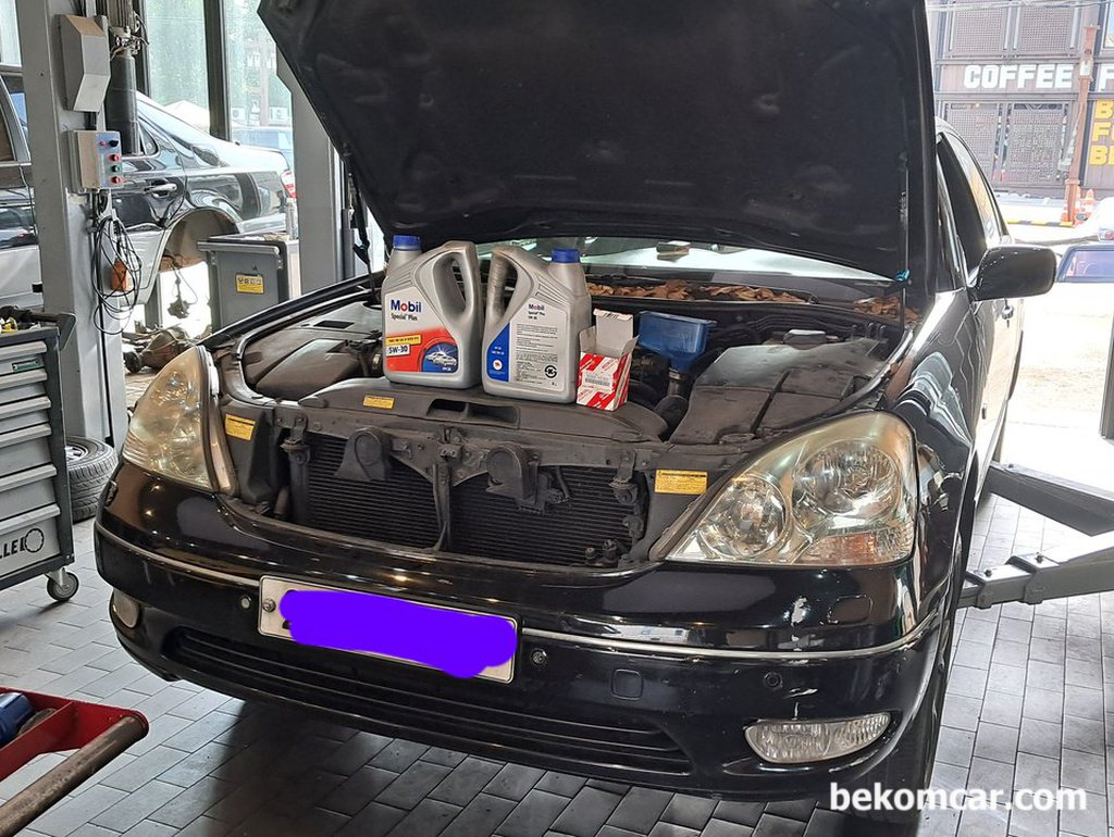 2002년 렉서스LS430, 엔진오일 교환 & 베콤카 점검|بيكومكار  (bekomcar)