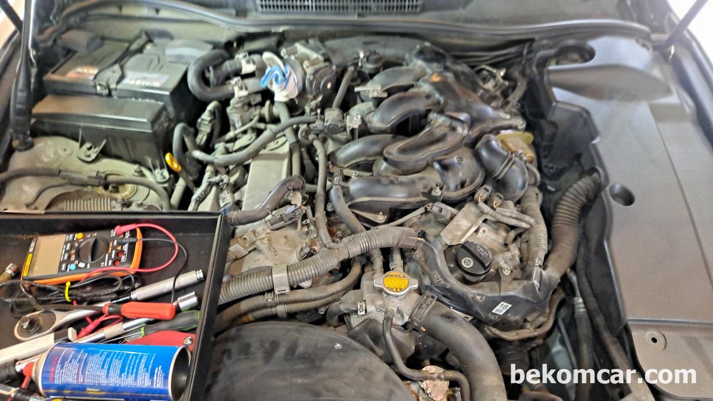 MAP센서, 쓰로틀바디 창소 및 TPS리셋 작업수행. 기타 엔진룸 점검|ベコムカー (bekomcar)