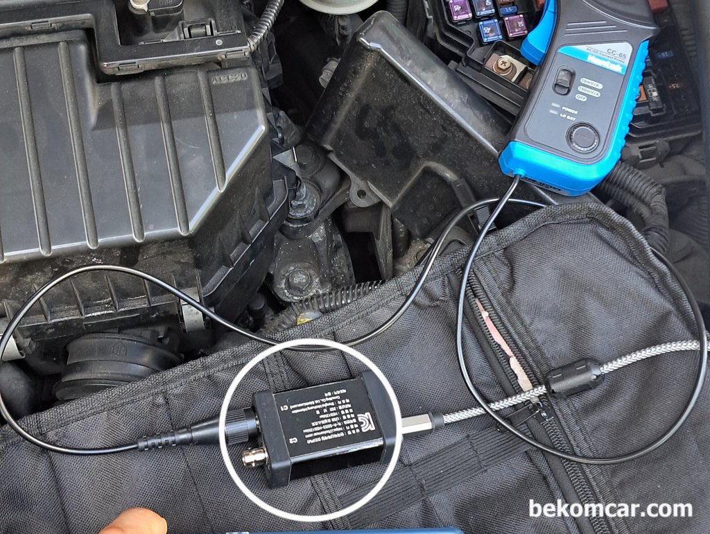 라디에이터 전류파형 측정기록, 혼다 시빅 8세대 1.8L R18A1|bekomcar.com