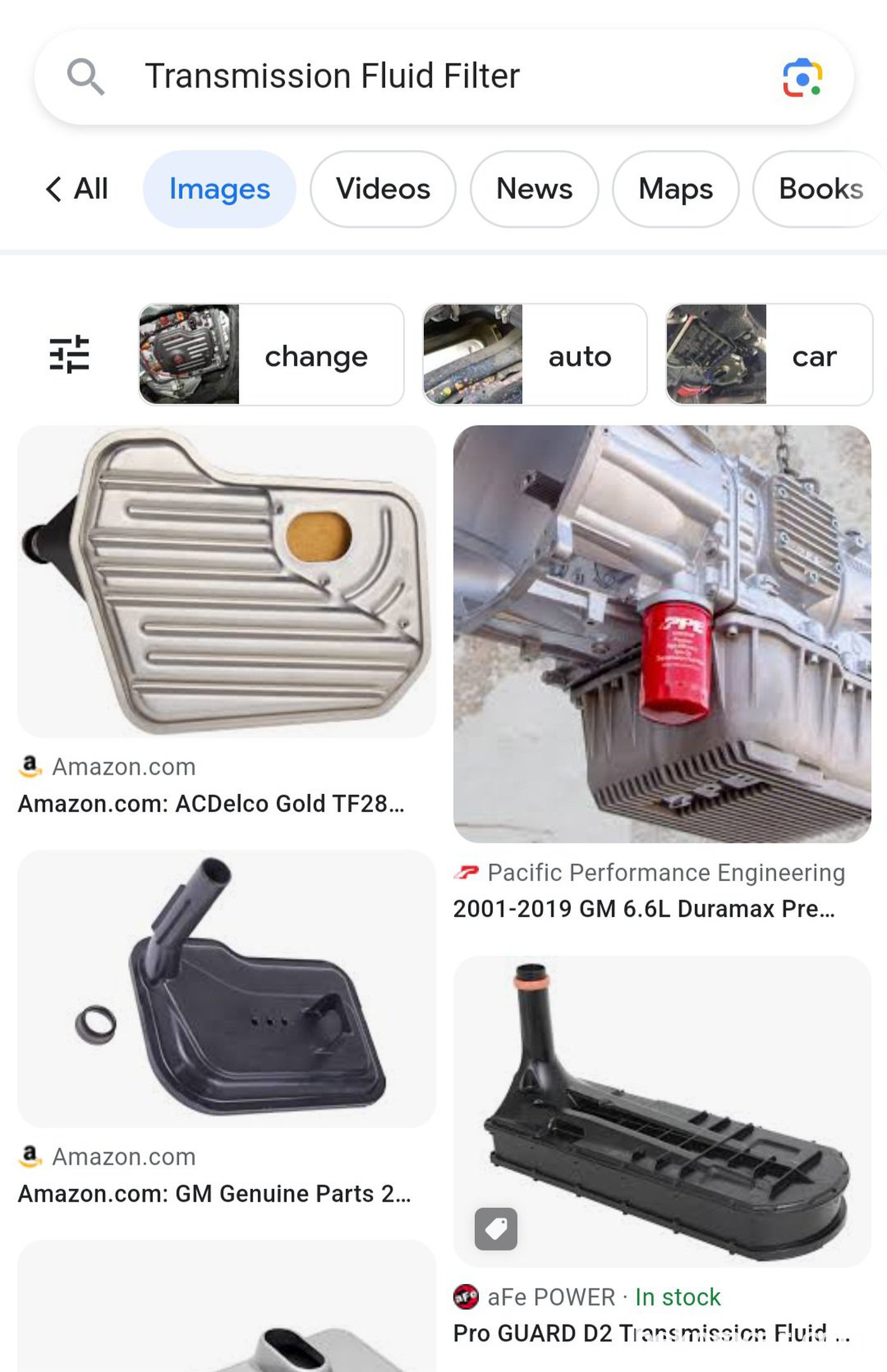 Transmission Fluid Filter검색시 구글이미지 검색결과. Courtesy of Google|베콤카 차량정밀진단