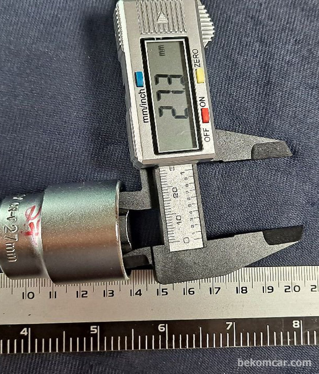 27mm 6 点插座，1/2"|贝科姆汽车 (bekomcar)