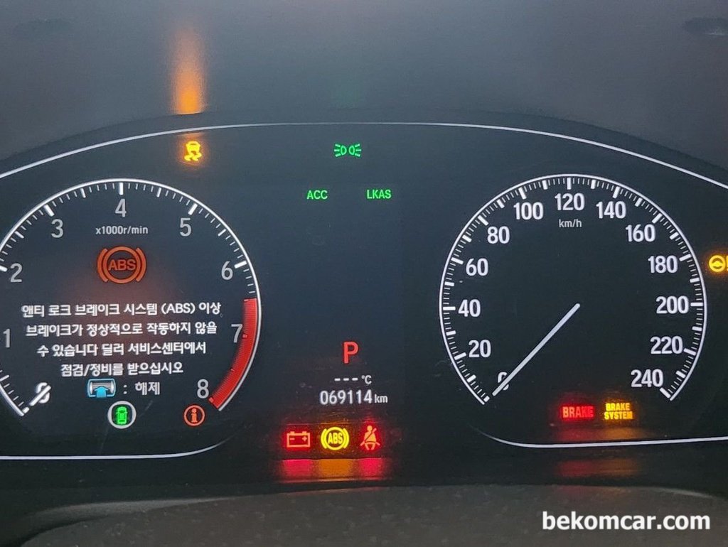 대시보드 모든 체크등 켜지는 크리스마스, 배터리 체크|ベコムカー (bekomcar)