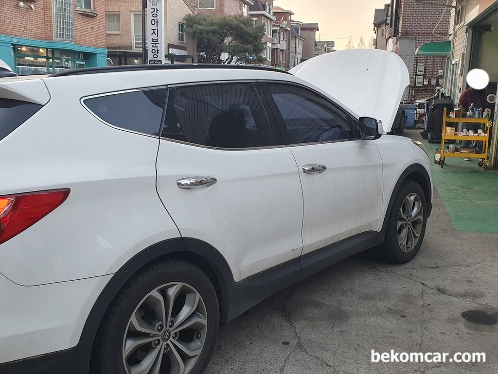 배기파형분석 엔진부조 실화진단, 현대 산타페 사례|بيكومكار  (bekomcar)