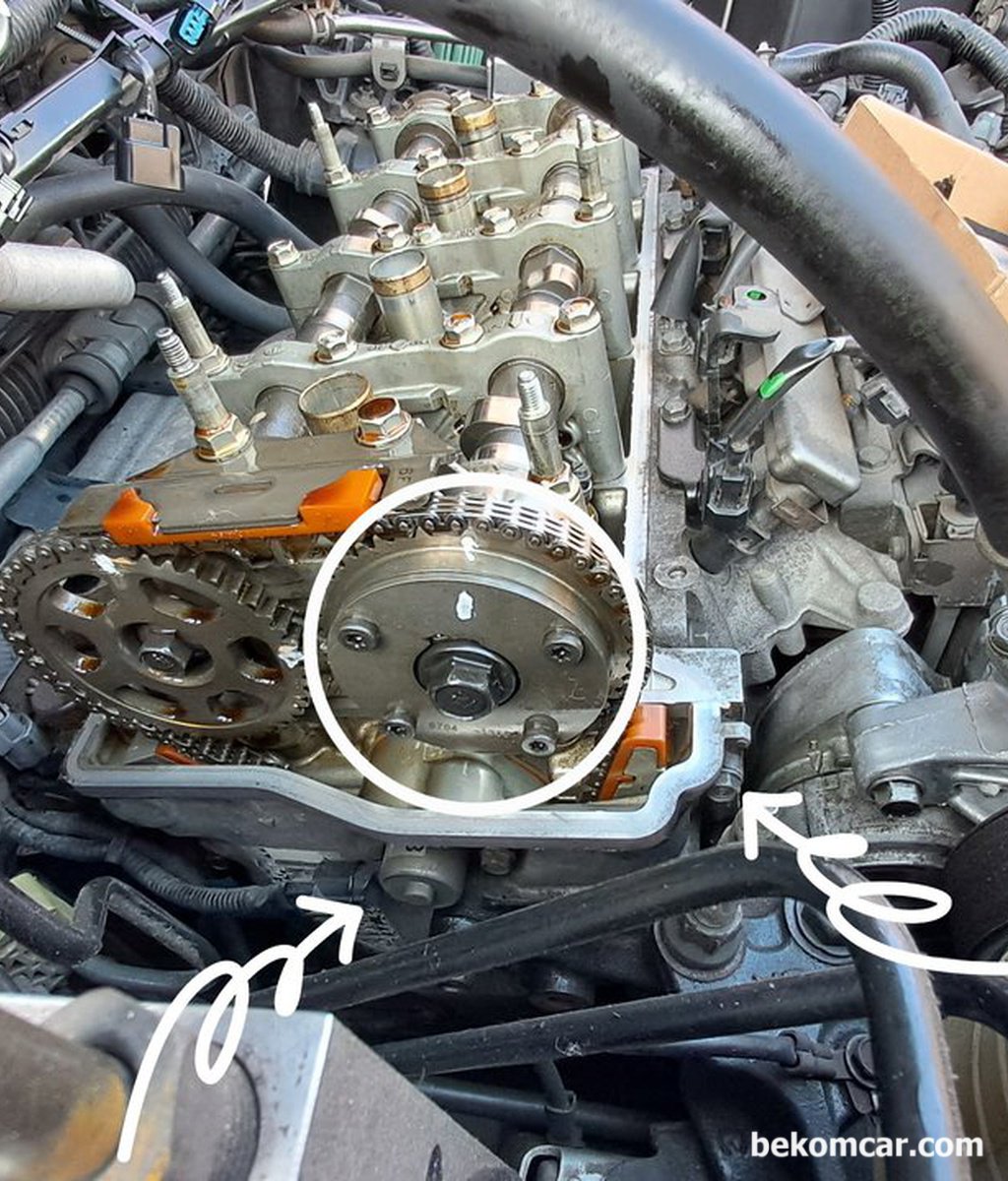 혼다 어코드 8세대 2.4L 차량의 VTEC 스풀밸브 오일누유가 있다고 하는데 어디를 점검해야 하나요?|ベコムカー (bekomcar)