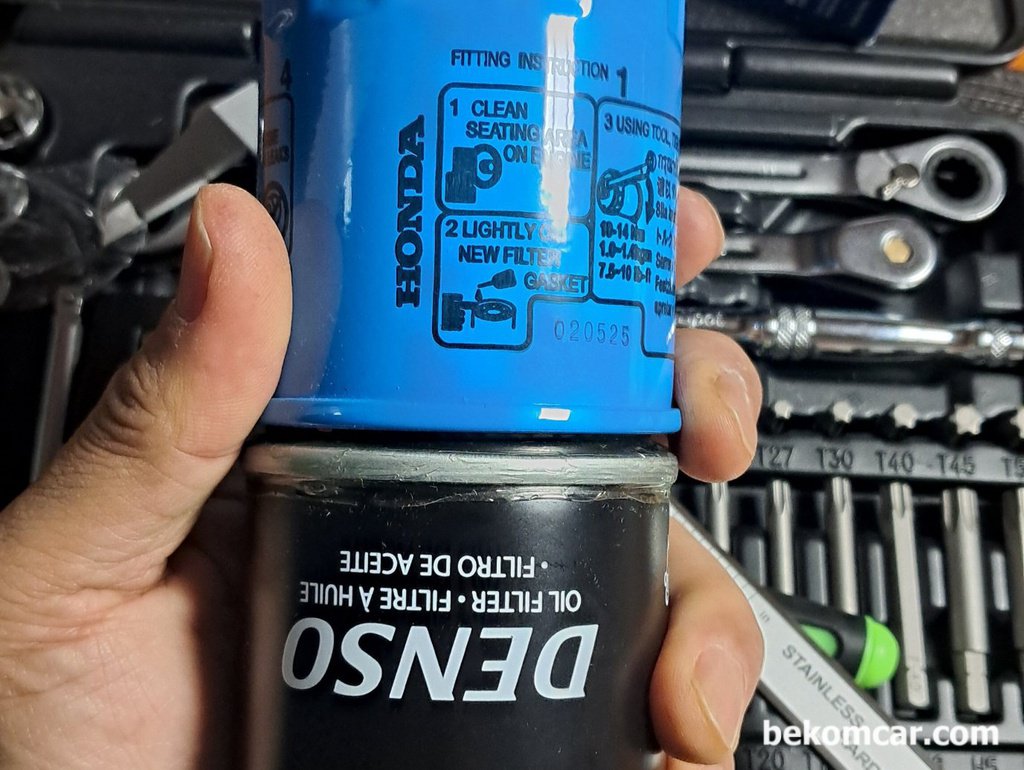 혼다자동차 및 렉서스 토요타 덴소 깡통 엔진오일 필터  비교자료|بيكومكار  (bekomcar)
