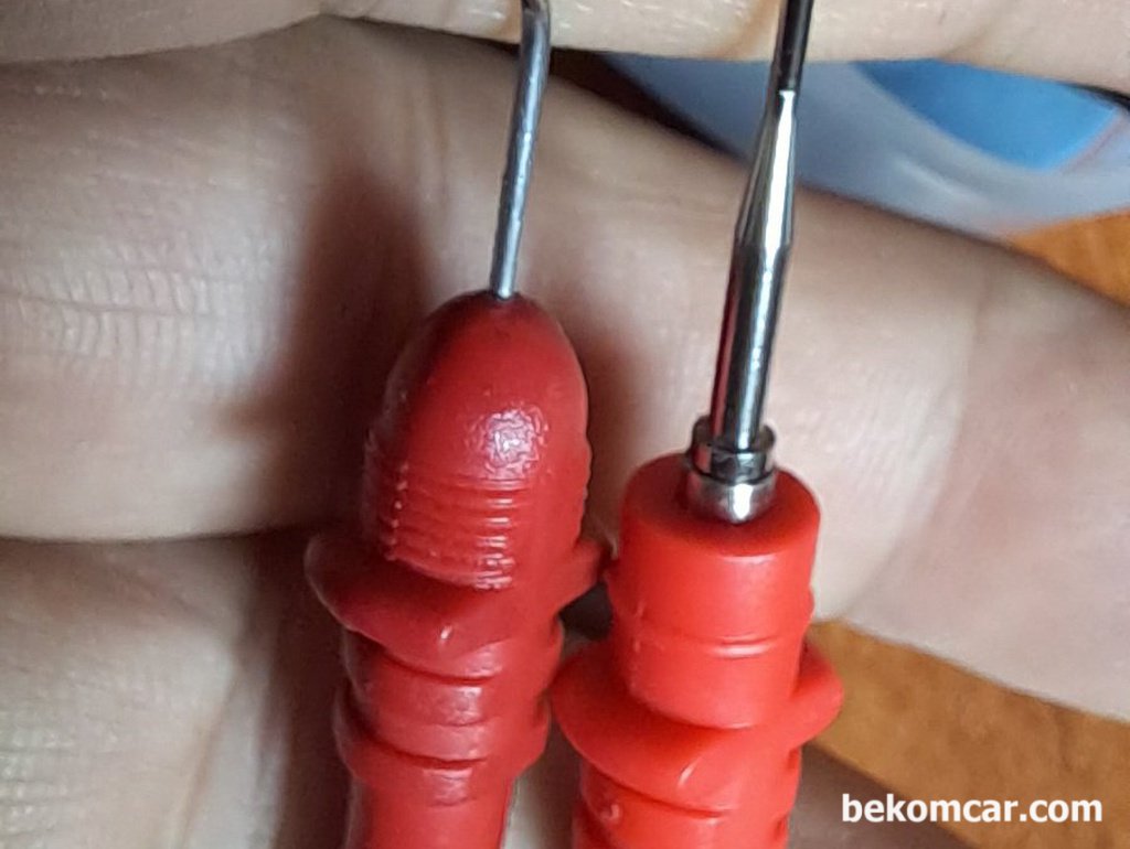 ECM, 산소센서, 솔레노이드밸브 등 전기적 진단시 사용하는 탐침봉|بيكومكار  (bekomcar)