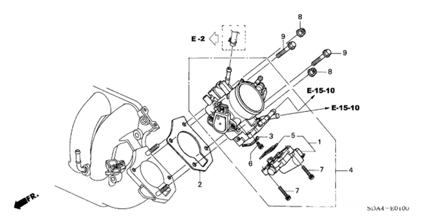 #2. 16176-RAA-A01 Throttle Body Gasket
#5. 16456-PND-A01 Idle Air Control Valve Gasket|bekomcar.com