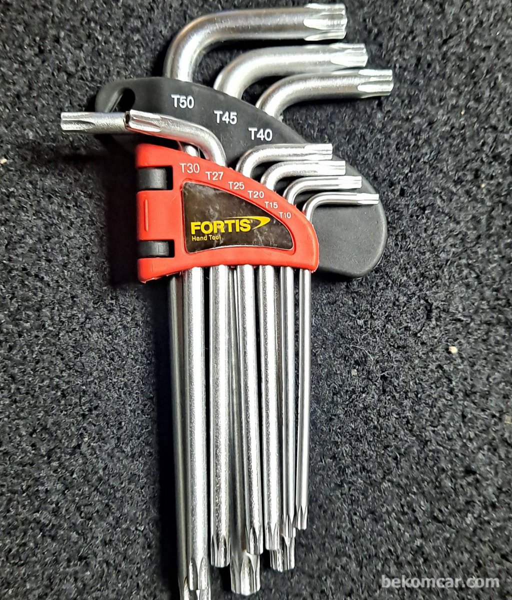 Torx 롱암 별렌치 세트 T10~T50|贝科姆汽车 (bekomcar)