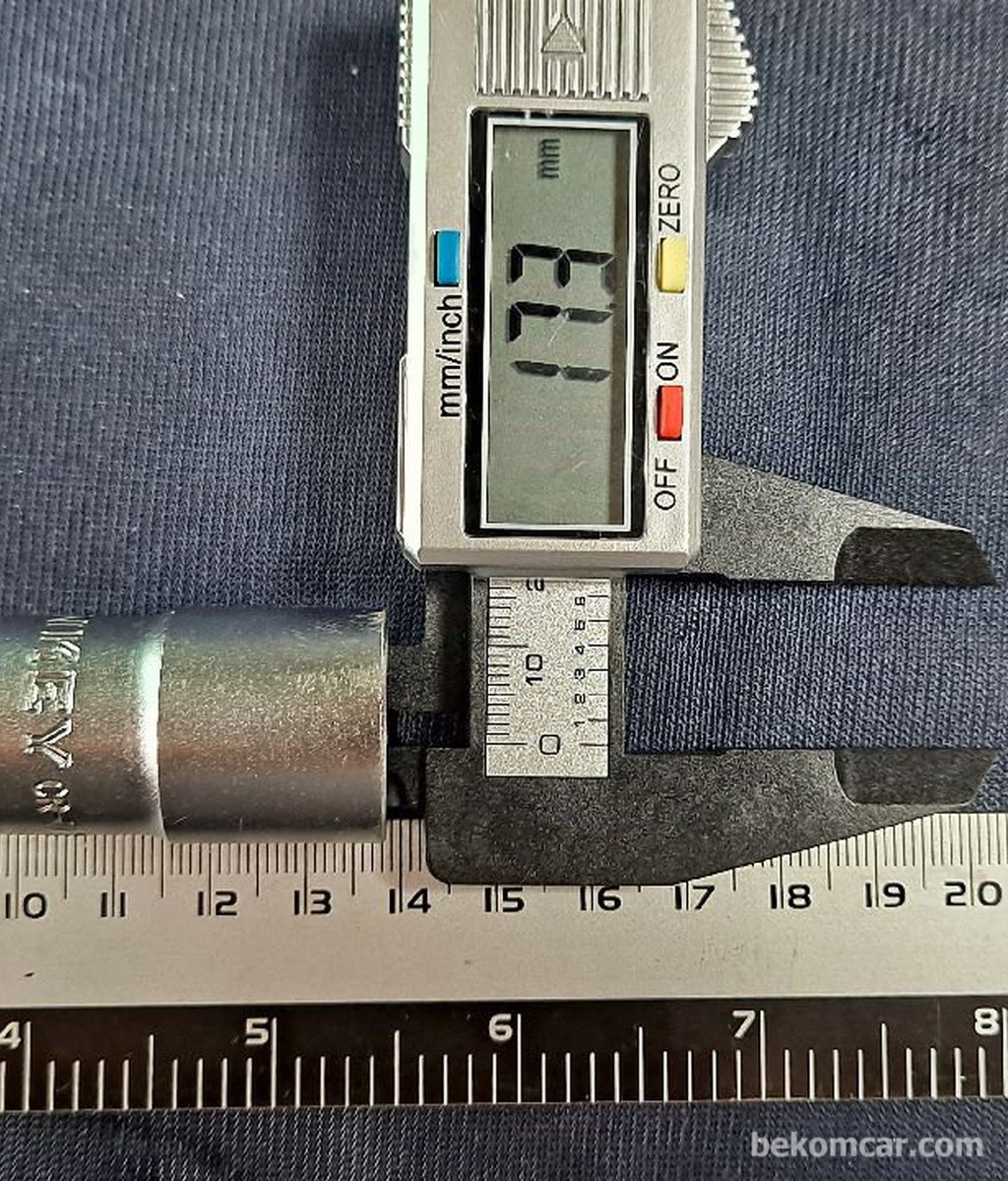 17mm 6 点插座，1/2"|贝科姆汽车 (bekomcar)