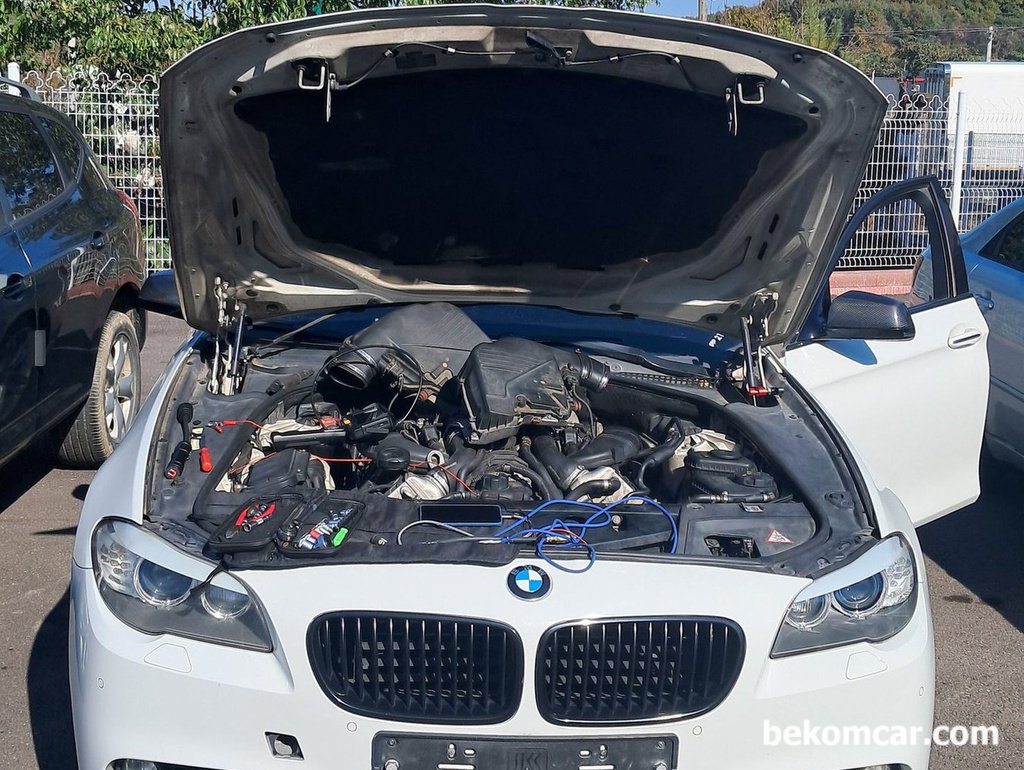 수출용 BMW 550i N63 V8 차량 출장 엔진정밀 진단사례|bekomcar.com