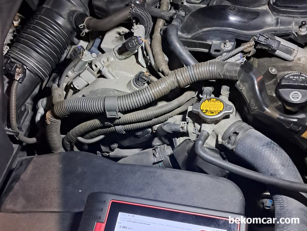 2007 렉서스 GS350,  P0430촉매고장 진단정비|بيكومكار  (bekomcar)
