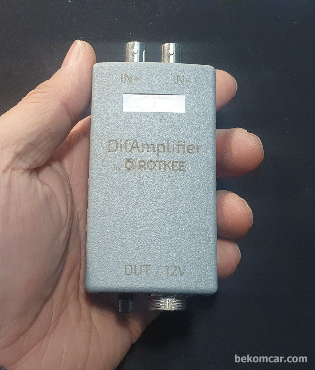 DifAmplifier 파형증폭기, 압력센서 점화파형 캔 통신등 활용|베콤카 차량정밀진단