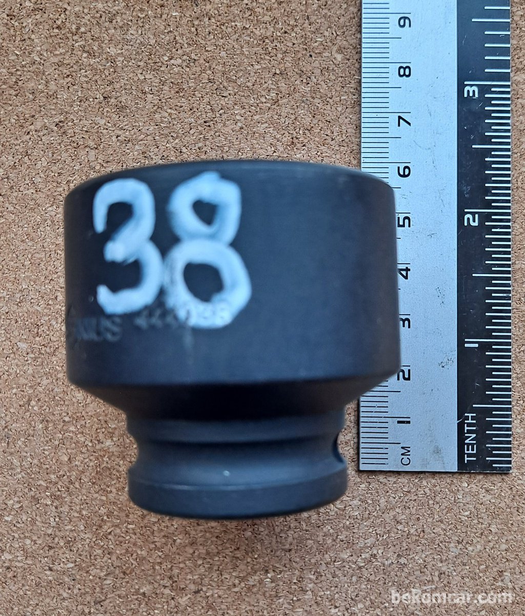 6각 38mm 임팩용 소켓|베콤카 차량정밀진단