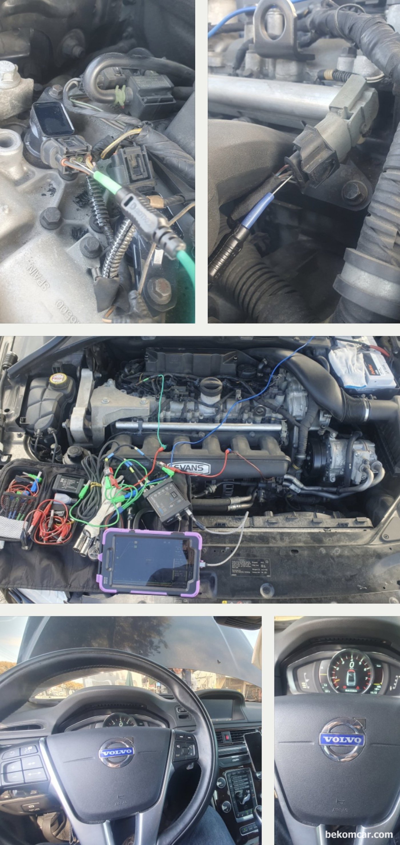 볼보 2014년 S80t6 3.0L 트윈 스크롤 터보 차량 공연비희박 P0171 진단과정 기록이다. 장소는 김포 볼보전문 성지로 알려진 태성카 이다.|بيكومكار (bekomcar)