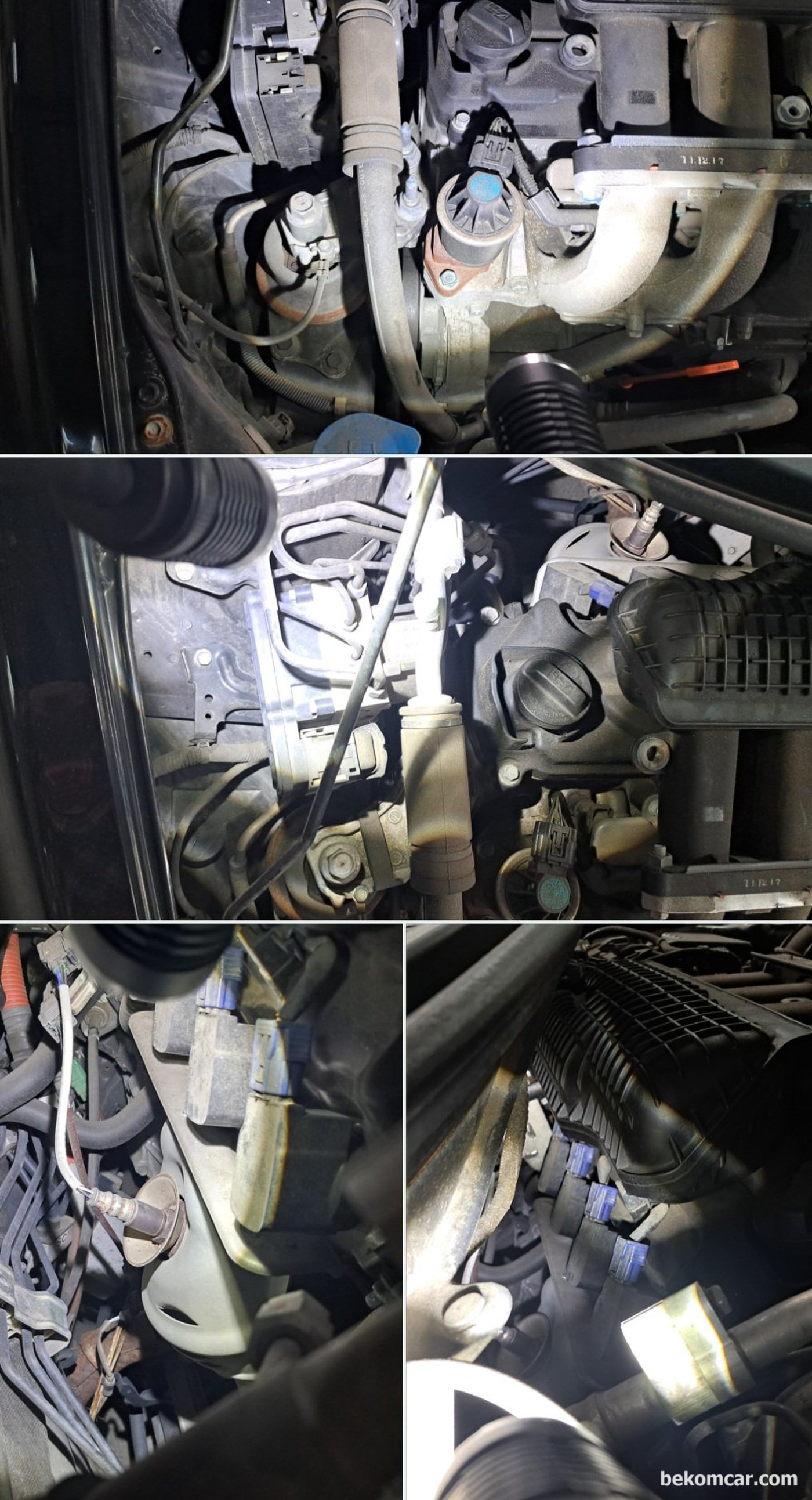 진단 차량은 혼다 하이브리드 CRZ 10만키로 주행, 고장코드는 P1634 로 증상은 충전불가 이고 계기판에 IMA 경고등 이 있다. 모든 작업 마치고 엔진룸 주요부분을 기록으로 남긴다.|بيكومكار  (bekomcar)