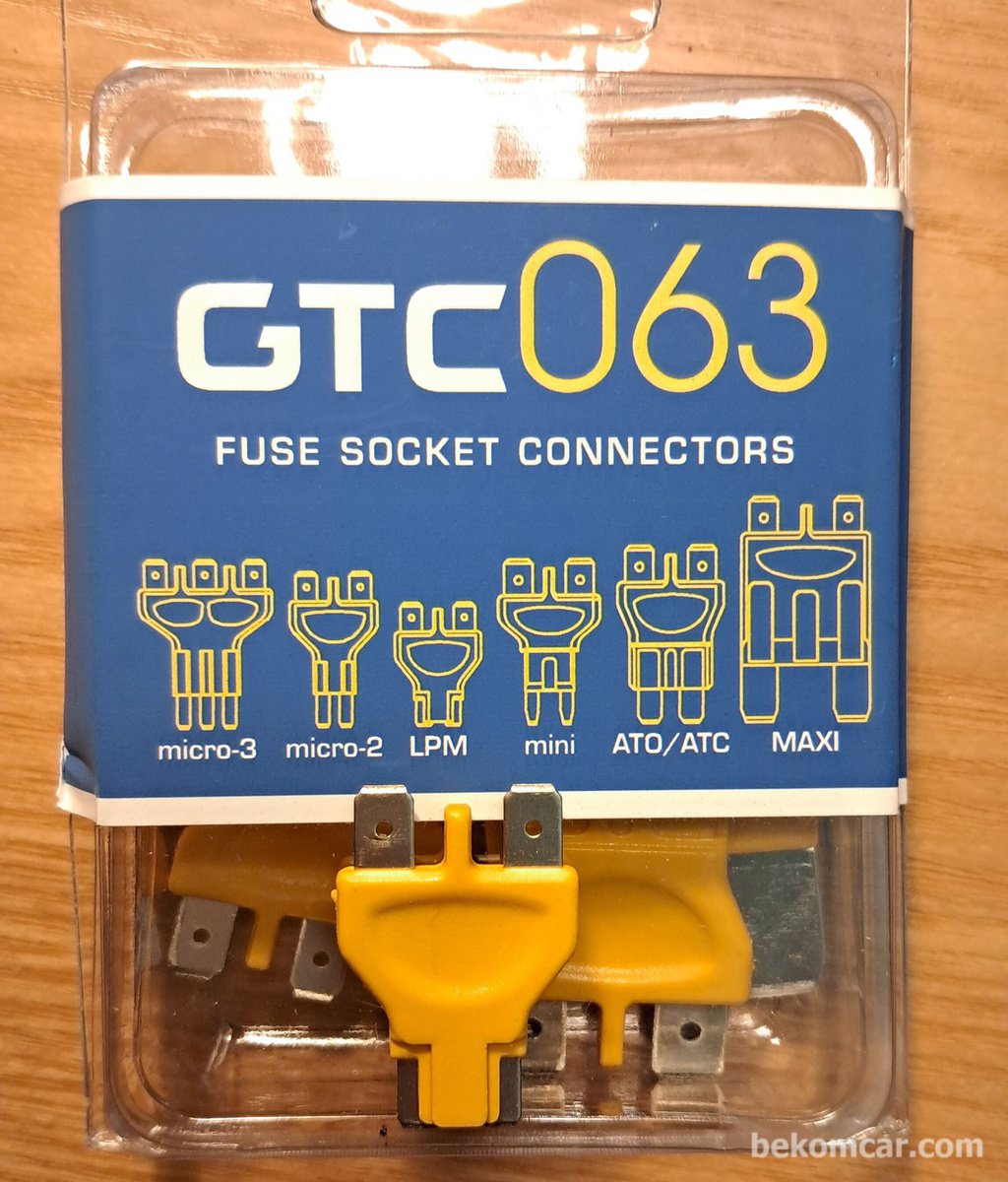 GTC063 Fuse Socket Connector Kit by GTC, General Technologies Corp|베콤카 (bekomcar.com)