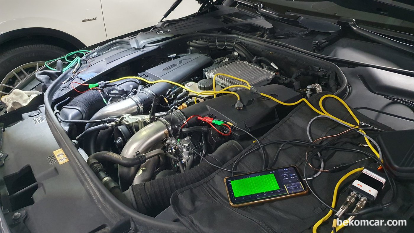 W222 S550 엔진진단|bekomcar.com