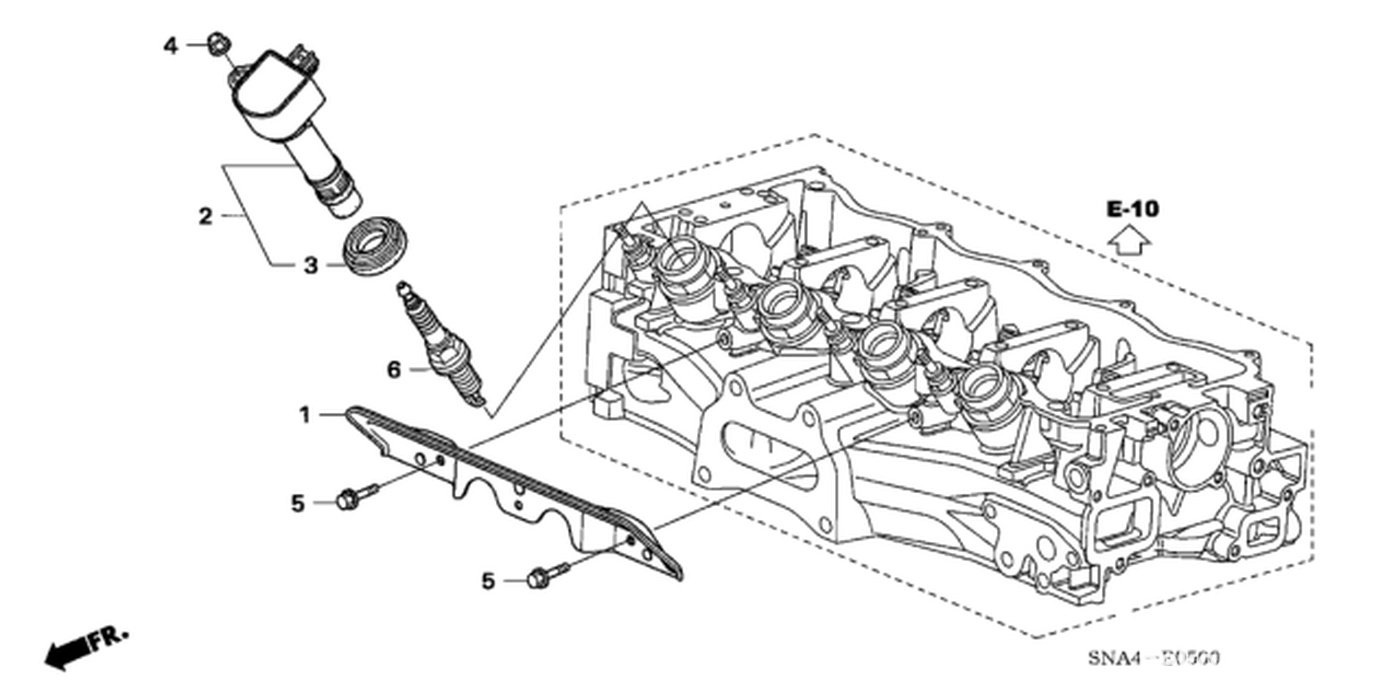 #2. 점화코일 30520-RNA-A01 Coil, Plug Hole
#6. 점화플러그 9807B-561BW Spark Plug (Izfr6K-11S)|贝科姆汽车 (bekomcar)