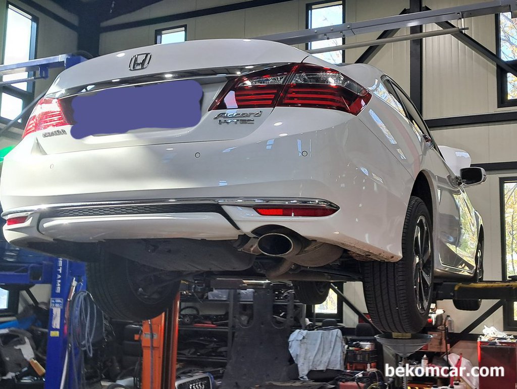 혼다 어코드 엔진오일 교환 및 풀 시스템진단|贝科姆汽车 (bekomcar)