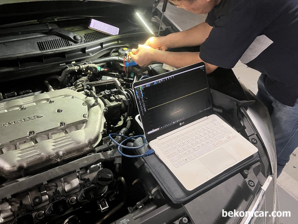 베콤카 점화시스템 정밀진단기록, 혼다 어코드 22만키로 V6|bekomcar.com