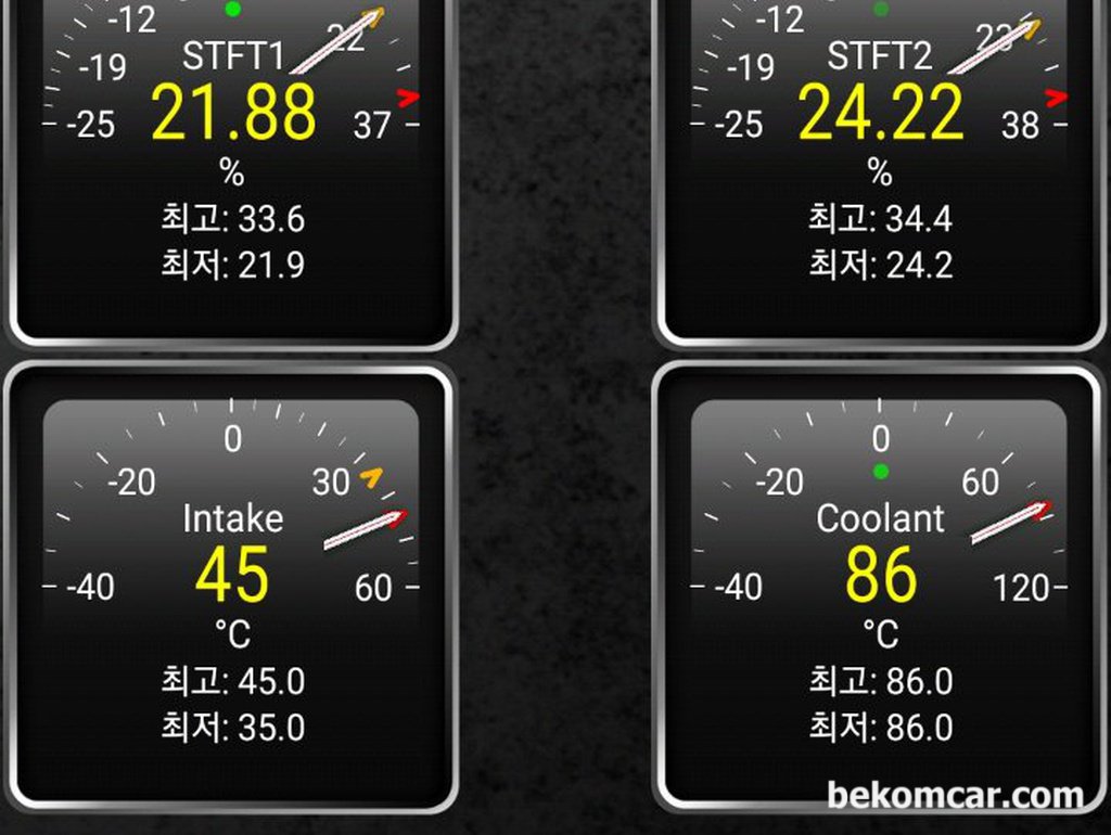 시스템 희박 (System Lean) 인 혼다 레전드 3.5L 차량|베콤카 차량정밀진단