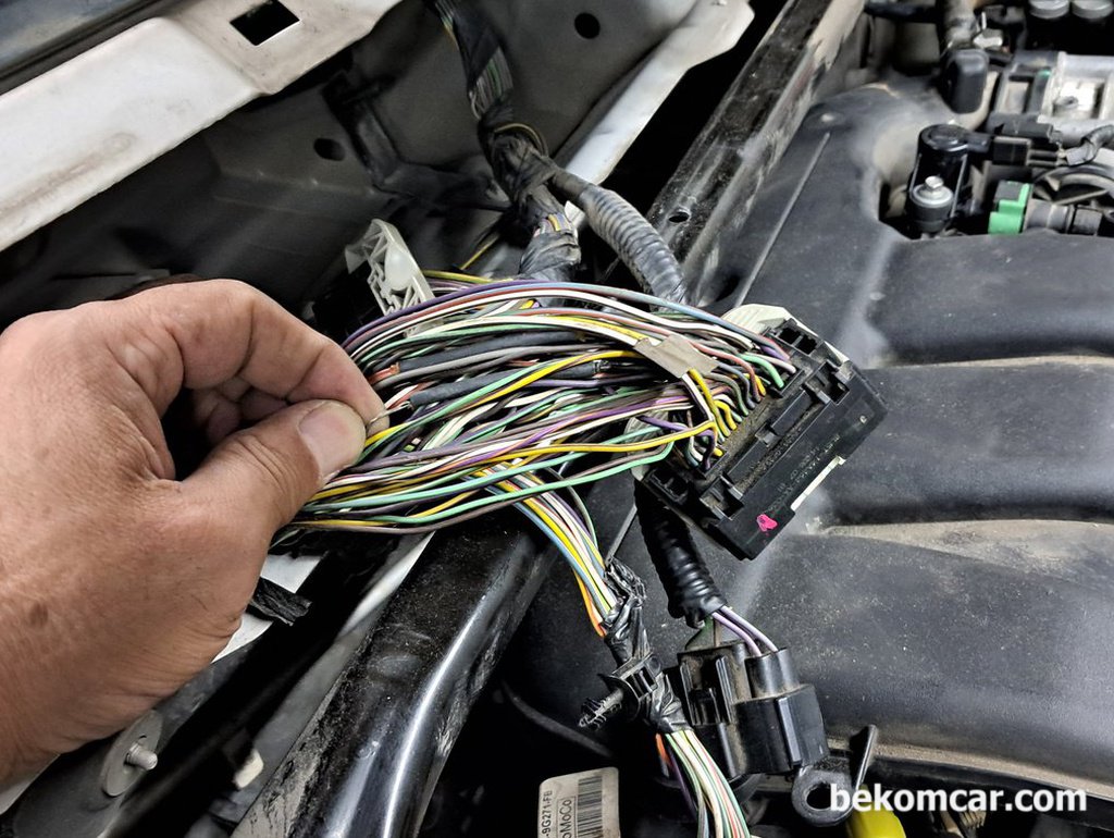 ECM 핀 배선 탈거 삽입 작업시 참고사항, 포드 익스|بيكومكار  (bekomcar)