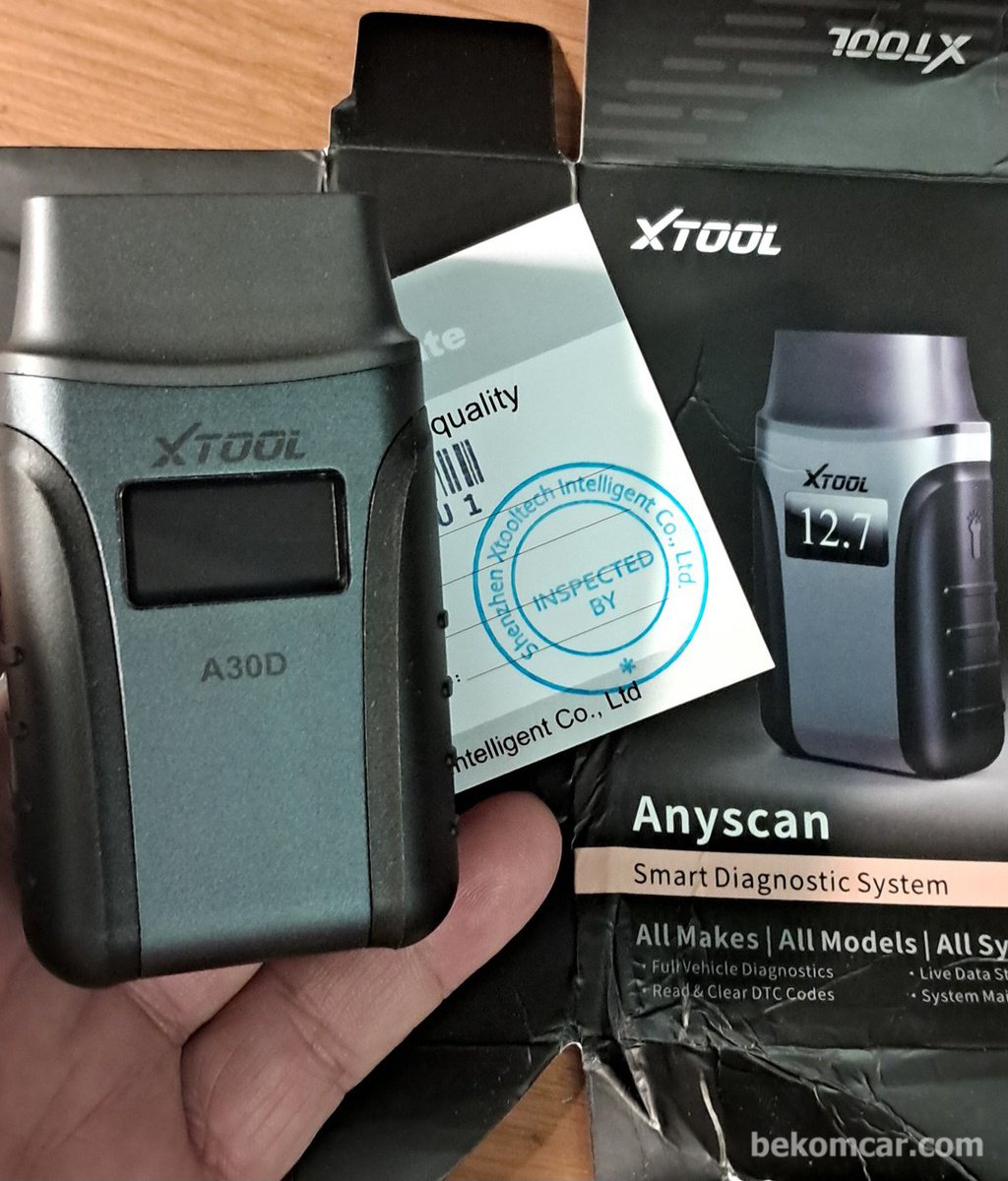 휴대용 스캐너 XTOOL A30D|bekomcar.com