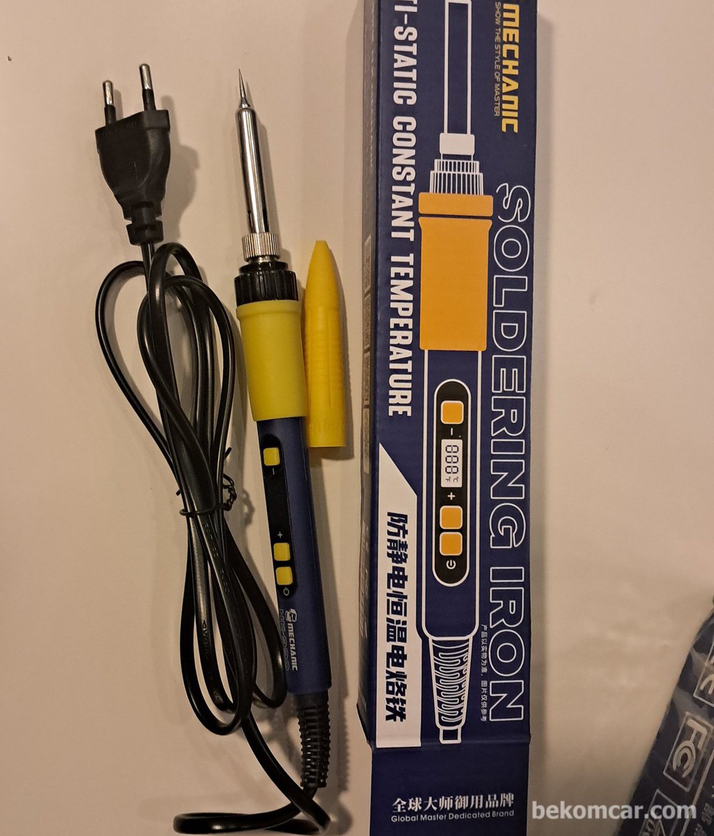 메카닉 솔더링 아이언 HK-990 90W 180-500°C 지|베콤카 차량정밀진단