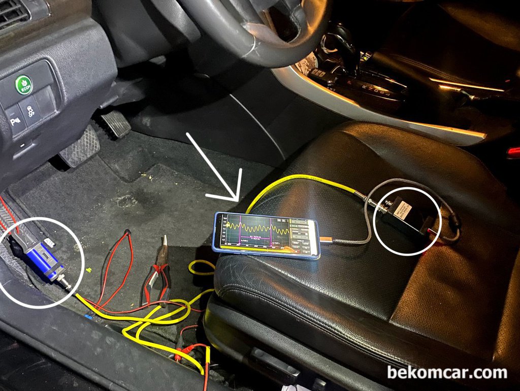 2015년 혼다 어코드 9세대 간헐적 시동지연, 연료펌프 진단기록|ベコムカー (bekomcar)