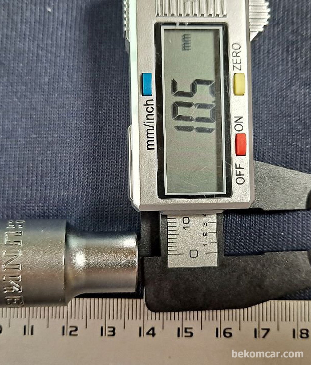 10mm 公制 6 点套筒，1/2"|贝科姆汽车 (bekomcar)