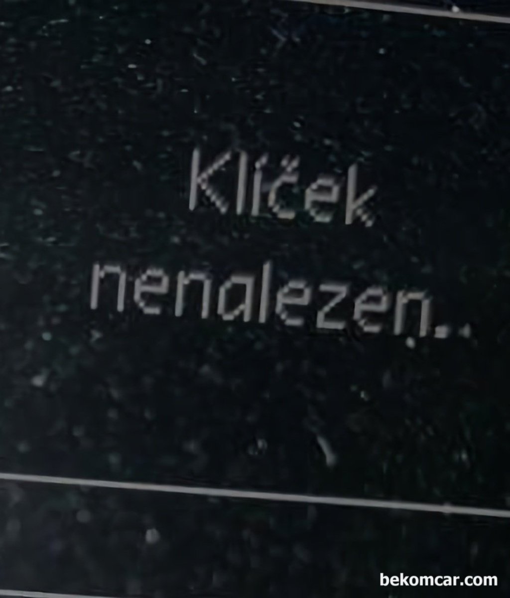 폭스바겐 티구안 시동이 안걸려요. 대시보드에 klicek nenalezen 메시지가 뜹니다.|ベコムカー (bekomcar)