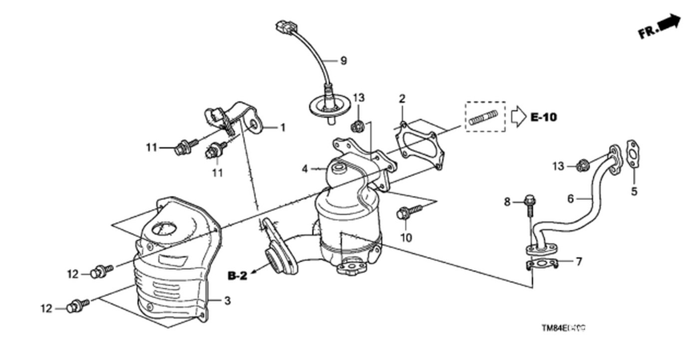 #9.  36531-RBJ-003. Sensor, Air Fuel Ratio|bekomcar.com