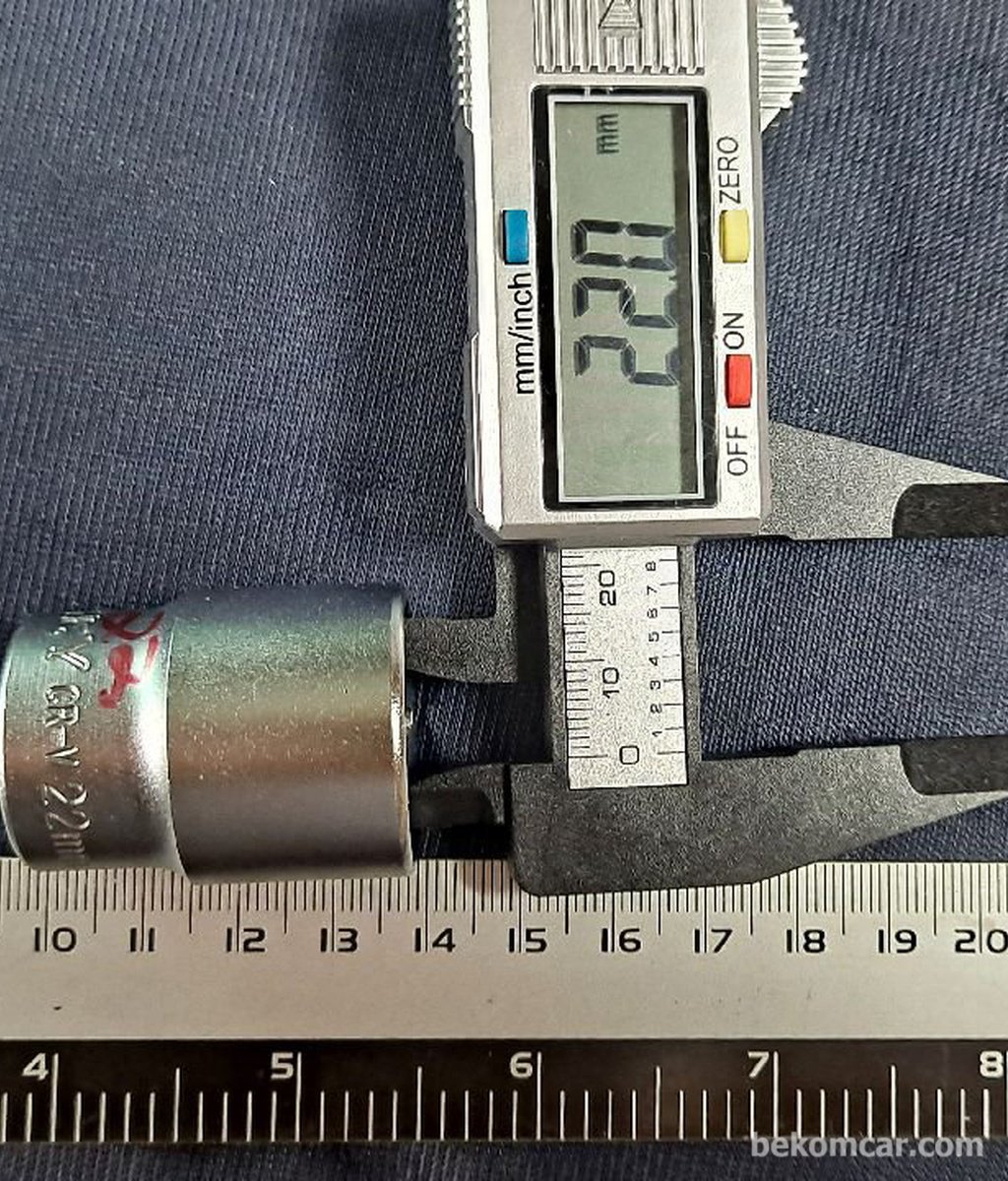 22mm 6 点插座，1/2"|贝科姆汽车 (bekomcar)