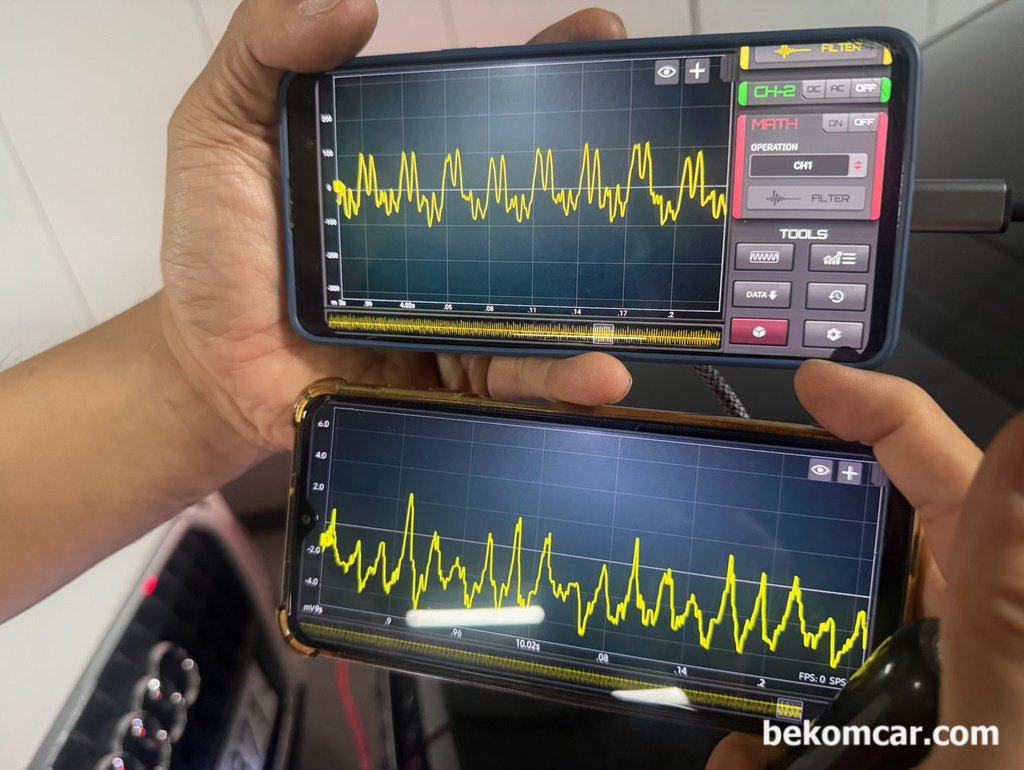 중고차구매점검, 엔진상태 비교 (벤츠 W222 S500 & S450)|bekomcar.com