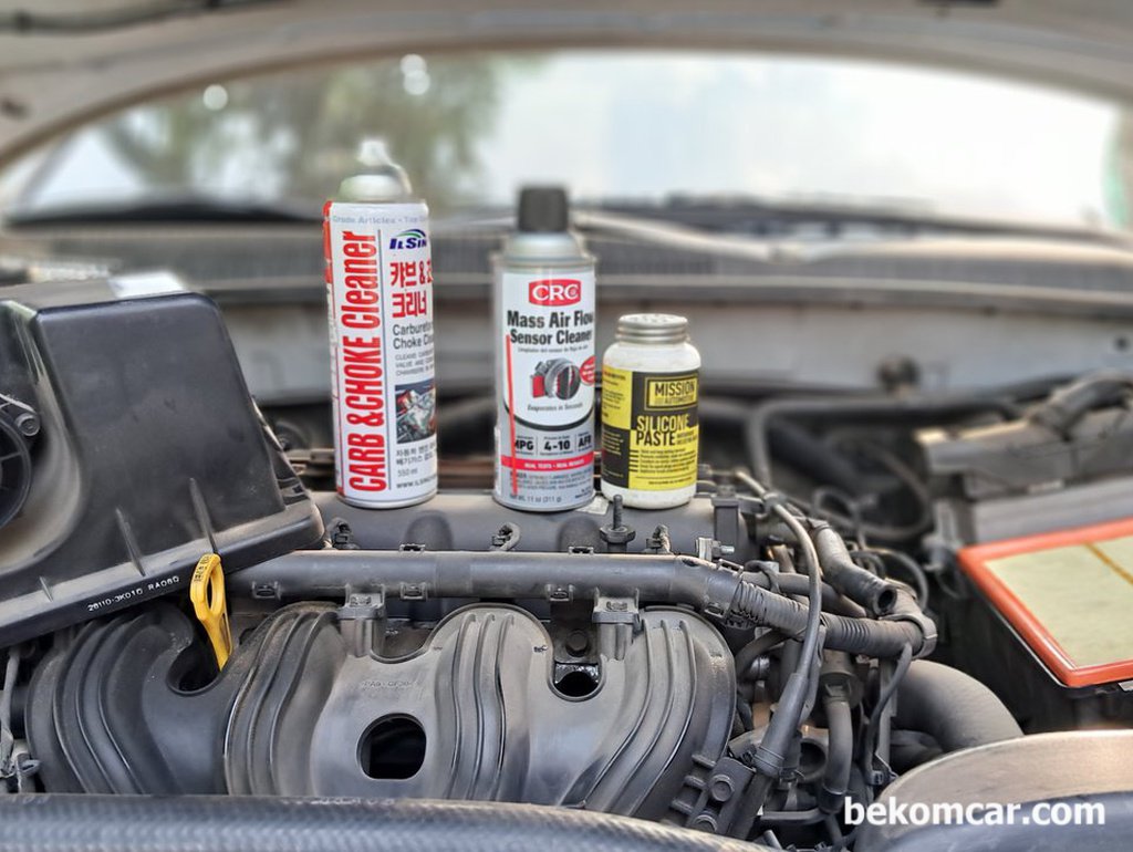 현대자동차 NF쏘나타 쓰로틀바디 청소등 정비|bekomcar.com