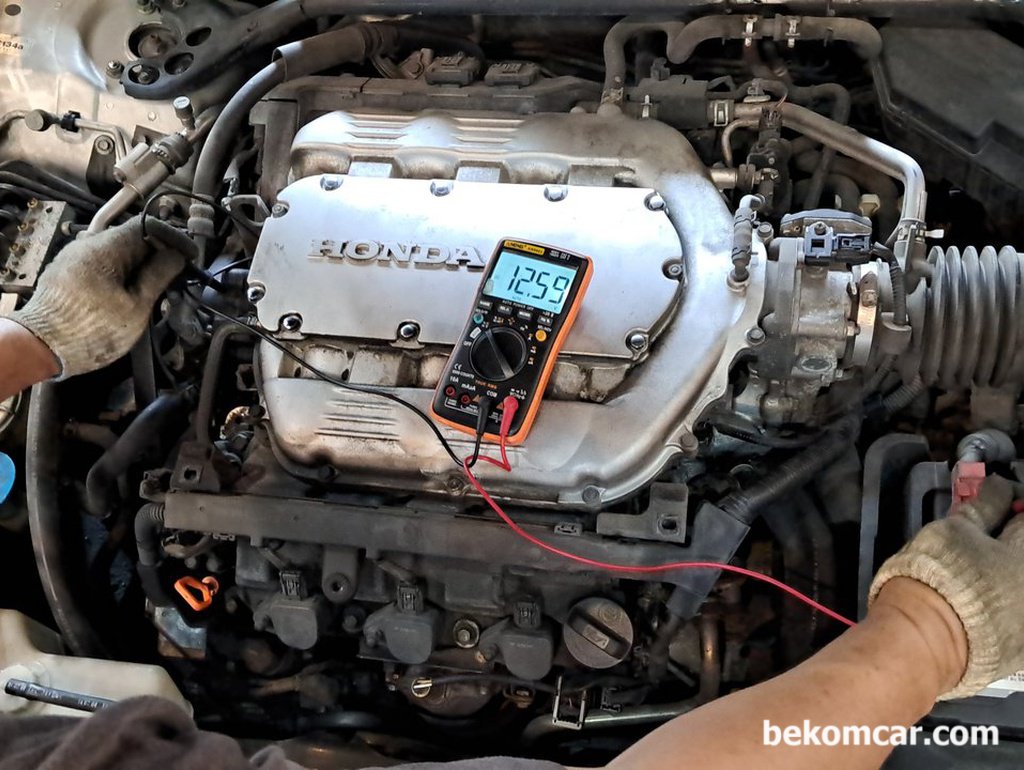 선간전압 측정 포인트, 혼다 J35 엔진사례|بيكومكار  (bekomcar)