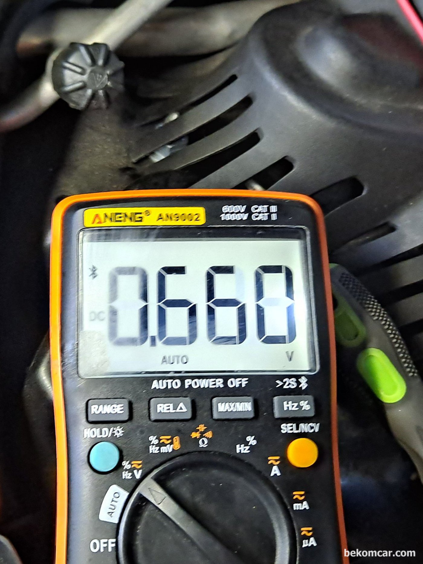 벤츠 W211 E200K 공기량 센서 MAF센서 시그널 전압측정|베콤카 차량정밀진단