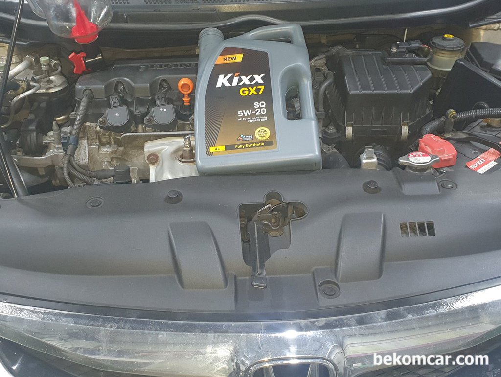 혼다 시빅 8세대 1.8L 195,000km 엔진오일 교환|ベコムカー (bekomcar)