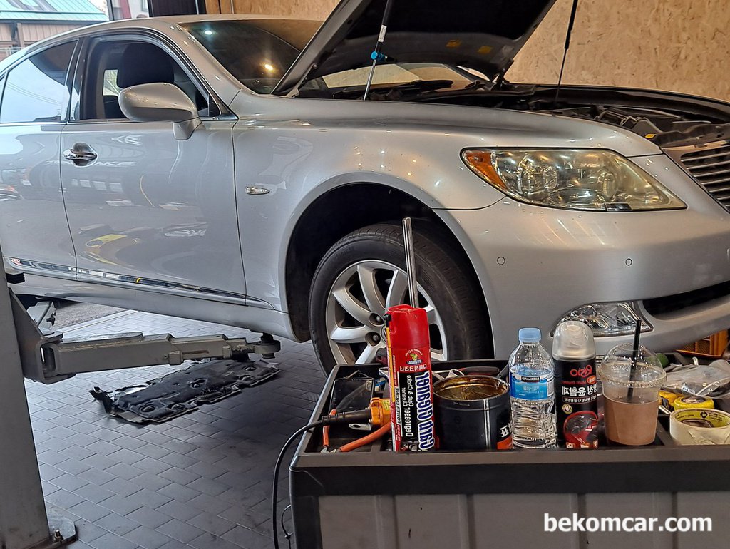 렉서스 LS460 라디에이터 & 호스 교체, LS460 필수정비|بيكومكار  (bekomcar)