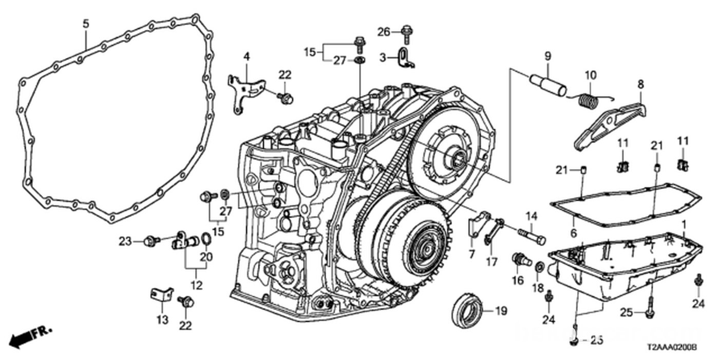 #12. 28820-RJ2-003. SENSOR, SPEED
TORQUE CONVERTER TURBINE SPEED SENSOR|bekomcar.com