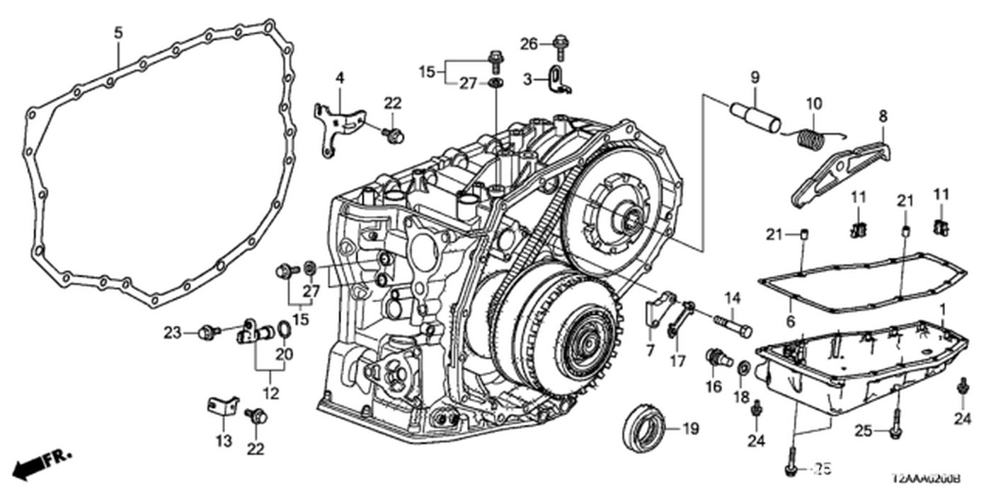 #12. 28820-RJ2-003. SENSOR, SPEED
TORQUE CONVERTER TURBINE SPEED SENSOR|بيكومكار  (bekomcar)
