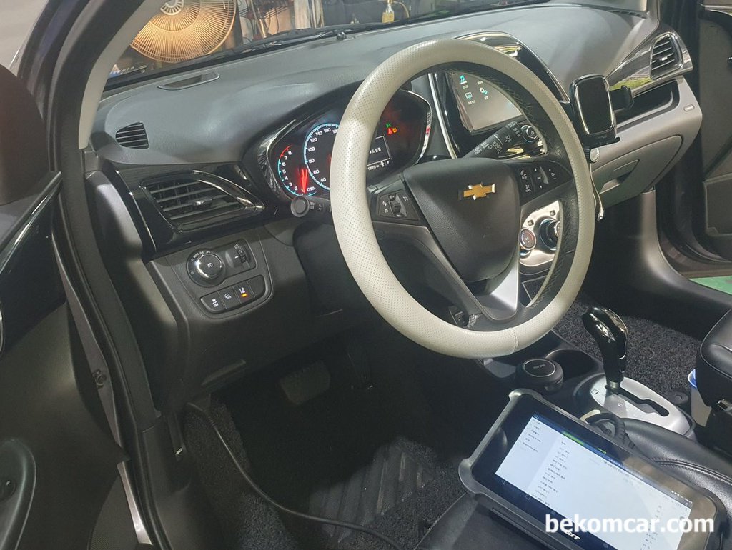 GM 쉐보레 스파크 3기통 공기량센서 크리닝 전 후 센서데이터 값 비교|bekomcar.com